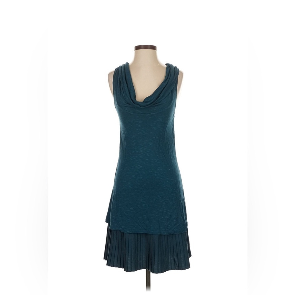 Free People Deep Teal Layered Midi Dress